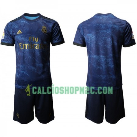 Real Madrid Bambino Maglia Trasferta 2019/2020 Manica Corta (+ Pantaloncini)